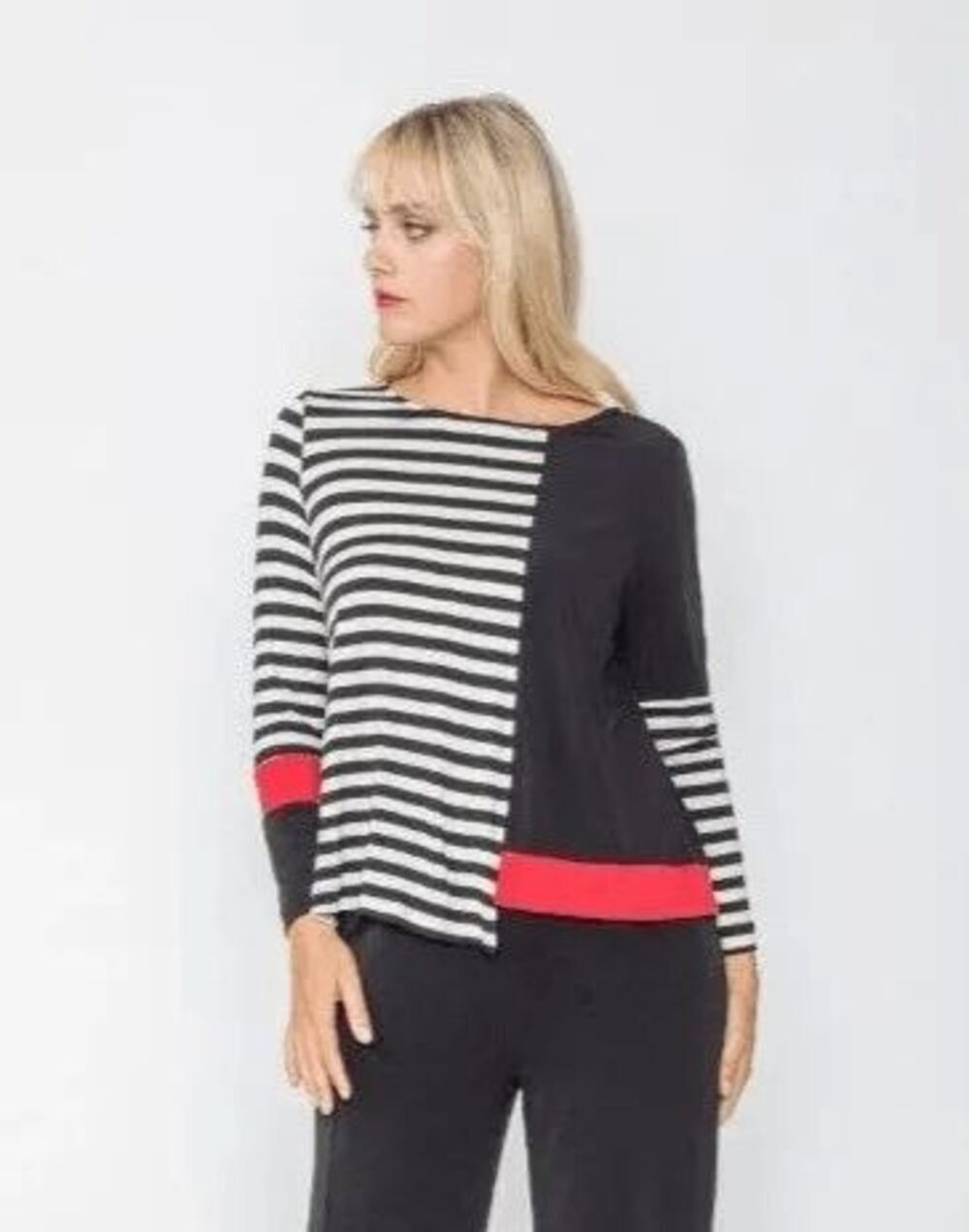 IC Collection Stripe Colorblock Top | S